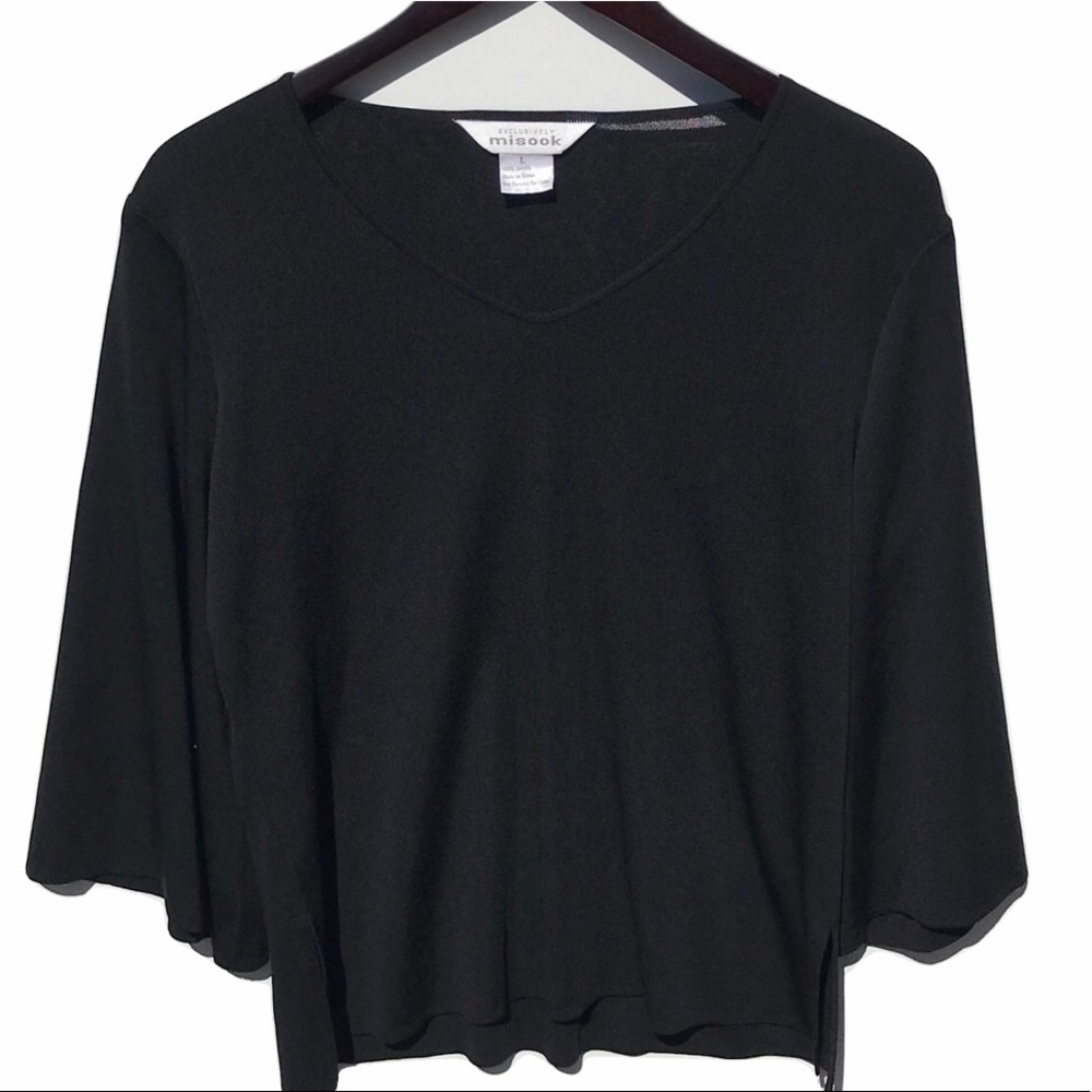 Misook || Wide sleeve shirt